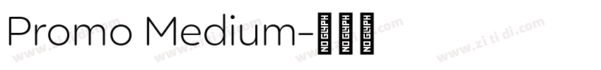 Promo Medium字体转换